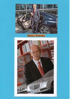 Dieter Zetsche  Mercedes  Auto  Wirtschaft Autogramm Foto original signiert 