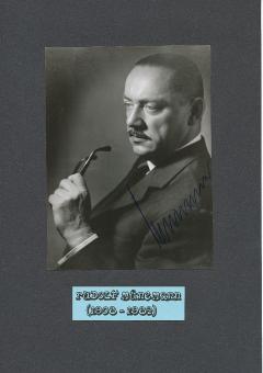 Rudolf Münemann † 1982 Finanzmakler  Wirtschaft Autogramm Foto original signiert 