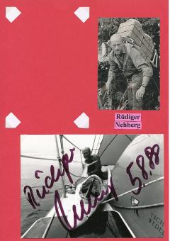 Rüdiger Nehberg † 2020  Abenteurer & Aktivist  Autogramm Foto original signiert 