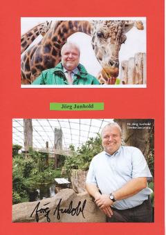 Jörg Junhold  Direktor Zoo Leipzig  Autogrammkarte original signiert 