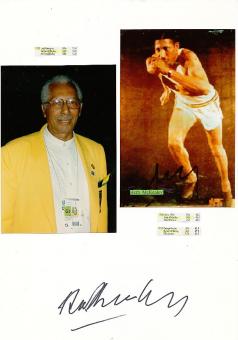 Herb McKenley † 2007  Jamaika   Olympiasieger 1952  Leichtathletik  Autogramm Karte original signiert 