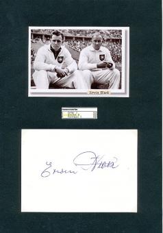 Erwin Blask † 1999  2.OS  Olympia 1936  Leichtathletik  Autogramm Karte original signiert 