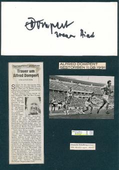 Alfred Dompert † 1991  2.OS  Olympia 1936  Leichtathletik  Autogramm Karte original signiert 