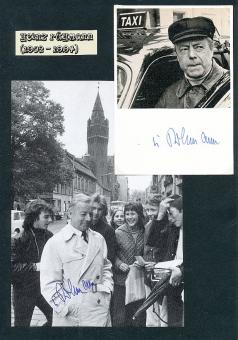 2  x  Heinz Rühmann † 1994  Film & TV Autogramm Karte & Bild original signiert 