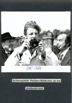 Herbert Bötticher † 2008   Film & TV Autogramm Foto original signiert 