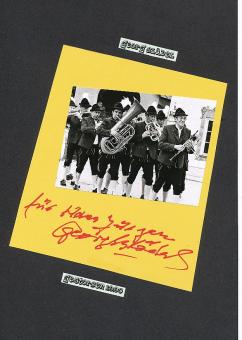 Georg Blädel † 1990  Musik  Autogramm Karte original signiert 