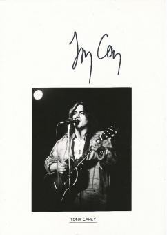 Tony Carey   Rainbow  Musik Autogramm Karte original signiert 