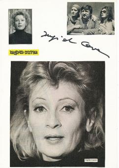 Ingrid Caven  Chanson  Musik Autogramm Karte original signiert 