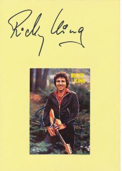 2  x  Ricky King  Musik  Autogrammkarte + Karte original signiert 