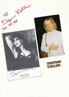 2  x  Dagmar Koller  Musik  Autogrammkarte + Karte original signiert 