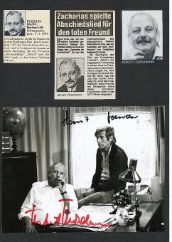Herbert Fleischmann † 1984  & Horst Janson  Film & TV Autogramm Foto original signiert 