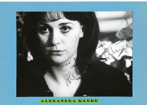 Alexandra Kluge † 2017  Film & TV Autogramm Foto original signiert 
