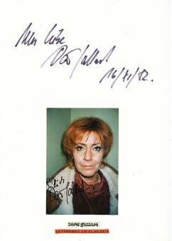 2  x  Doris Gallart   Film & TV Autogramm Foto + Karte original signiert 