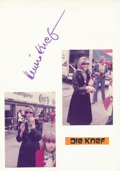 Hildegard Knef † 2002   Film & TV Autogramm Karte original signiert 
