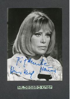Hildegard Knef † 2002  Film &  TV Autogramm Foto  original signiert 