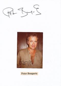 2  x  Peter Bongartz   Film &  TV Autogramm Foto + Karte original signiert 