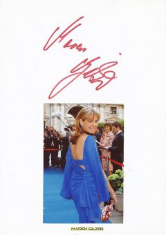 Maren Gilzer  Film & TV Autogramm Karte original signiert 