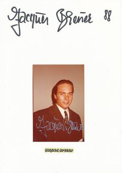 2  x  Jacques Breuer  Film &  TV Autogramm Foto + Karte original signiert 