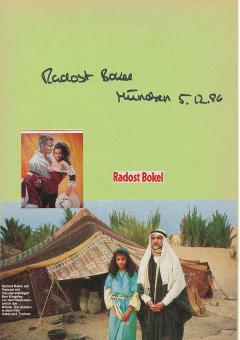 Radost Bokel  Film & TV Autogramm Karte original signiert 