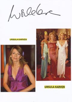 Ursula Karven  Film & TV Autogramm Karte original signiert 