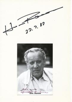 2  x  Heinz Baumann  Film & TV Autogrammkarte + Karte original signiert 
