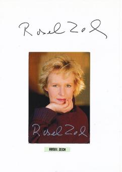 2  x  Rosel Zech † 2011  Film & TV Autogrammkarte + Karte original signiert 