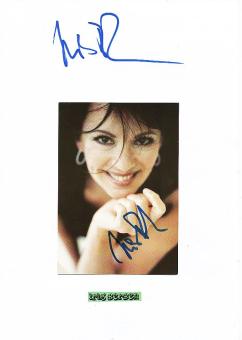 2  x  Iris Berben   Film & TV Autogrammkarte + Karte original signiert 