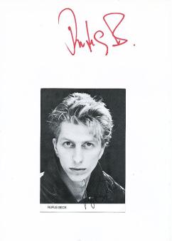 2  x  Rufus Beck  Film & TV Autogrammkarte + Karte original signiert 