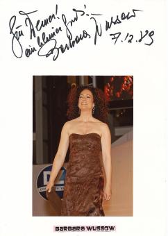 Barbara Wussow  Film & TV Autogramm Karte original signiert 