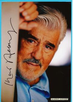 Mario Adorf  Film & TV Autogramm Foto  original signiert 