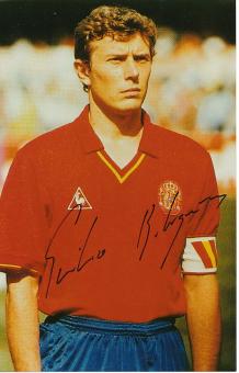 Emilio Butragueno  Spanien  Fußball Autogramm 18 x 28  cm Foto original signiert 