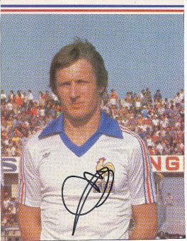 Léonard Specht  Frankreich  WM 1978  Fußball Bild original signiert 