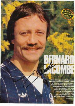 Bernard Lacombe  Frankreich WM 1982  Fußball Bild original signiert 