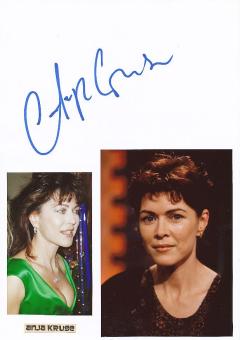 Anja Kruse  Film & TV Autogramm Karte original signiert 