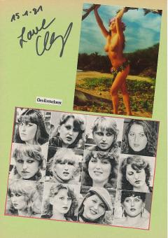 Cleo Kretschmer  Nackt  Film & TV Autogramm Karte original signiert 