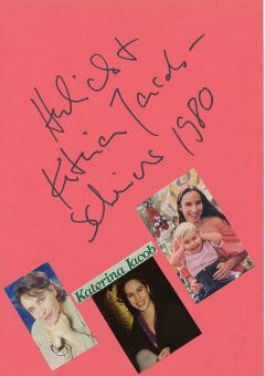 Katerina Jacob  Film & TV Autogramm Karte original signiert 