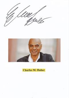 Charles M.Huber  Film & TV Autogramm Karte original signiert 