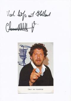 2  x  Chiem van Houweninge  Film & TV Autogrammkarte + Karte original signiert 
