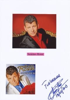 Semino Rossi  Musik Autogramm Karte original signiert 