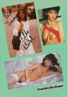 Elke Ritschel   Nackt  Film & TV Autogramm Foto original signiert 