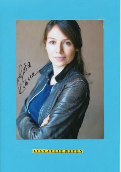 Lisa Julie Rauen  Film &  TV Autogramm Foto  original signiert 