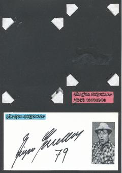 Jürgen Scheller † 1996  Film & TV Autogramm Karte original signiert 