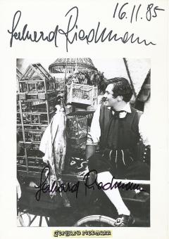 2  x  Gerhard Riedmann † 2004  Film &  TV Autogramm Foto + Karte original signiert 