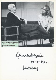 Charles Regnier † 2001  Film & TV Autogramm Karte original signiert 