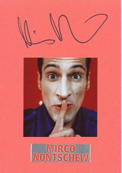 Mirco Nontschew † 2021  Comedian  Film & TV Autogramm Karte original signiert 