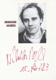 2  x  Nikolaus Paryla  Film & TV Autogrammkarte + Karte original signiert 