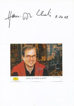 2  x Hans-Jürgen Schatz  Film & TV Autogrammkarte + Karte original signiert 