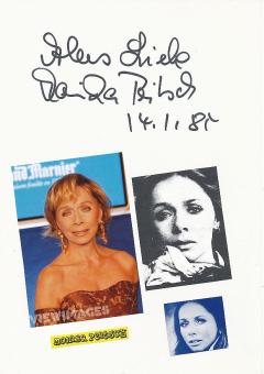 Monika Peitsch  Film & TV Autogramm Karte original signiert 