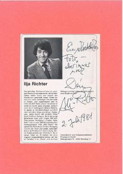 Ilja Richter  Film & TV Autogramm Bild original signiert 