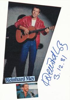 Reinhard Mey  Musik Autogramm Karte original signiert 